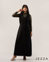 Polyester Sleeveless Dress & Ribbed Spandex Top Set 60271/63651